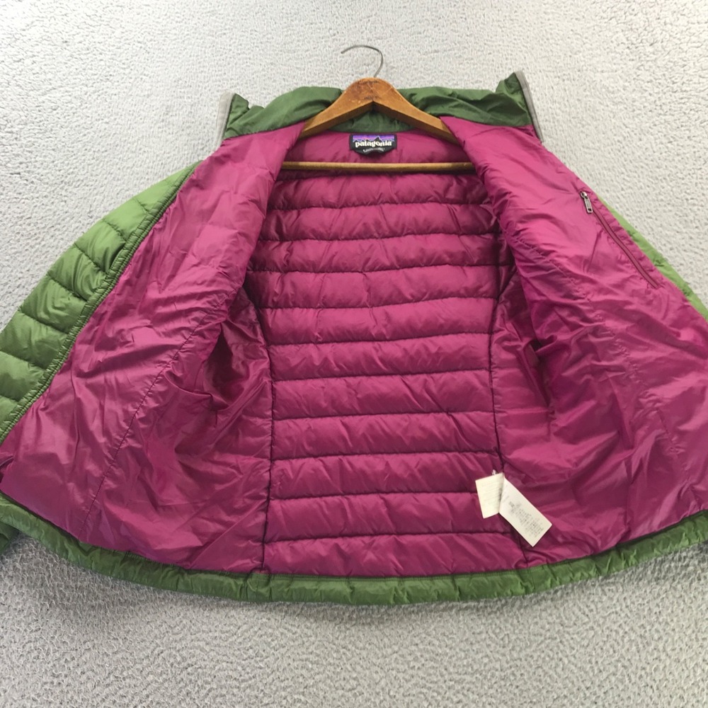 Patagonia Down Sweater Womens Medium Green Insulated Lightweight Puffer Jacket - Picture 10 of 16